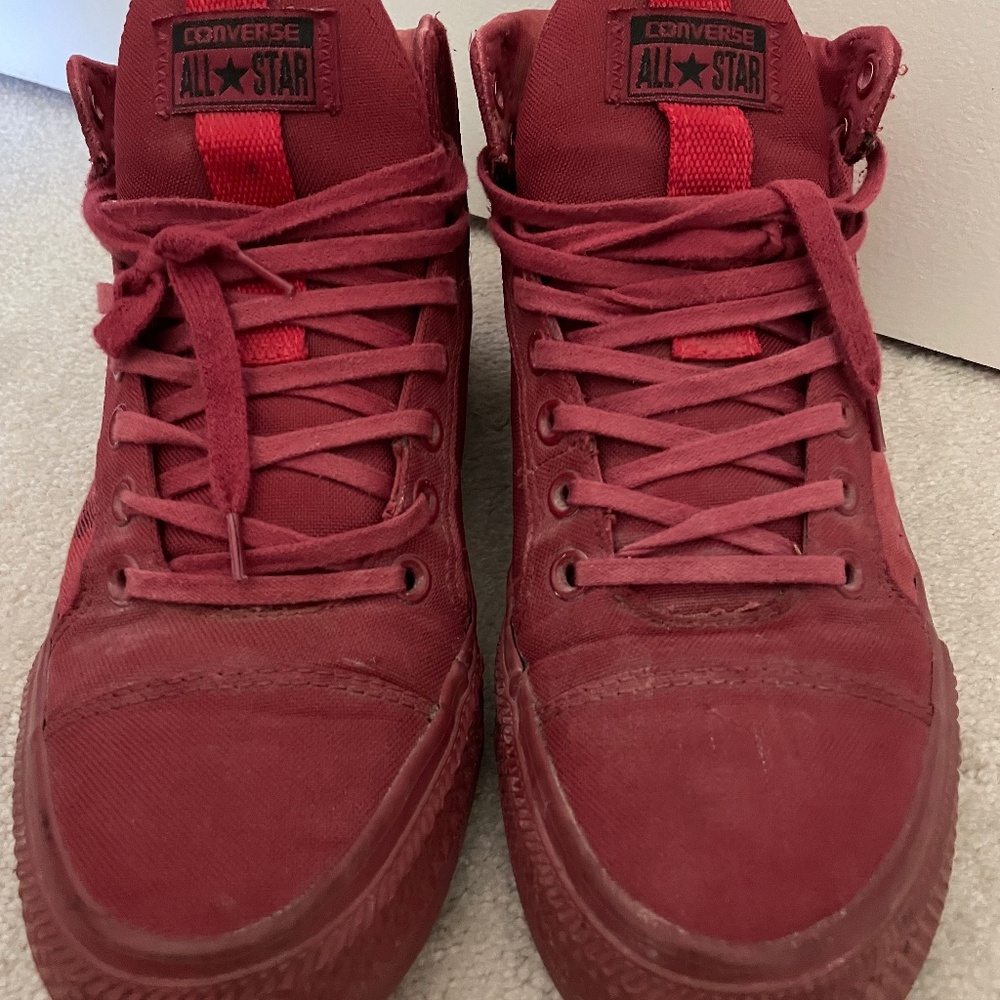 Converse Men's Red High-Top Sneakers